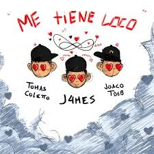 Portada del tema musical Me tiene loco de James Rosello